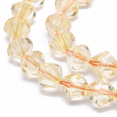 Natural Citrine Beads Strands G-F715-020-1