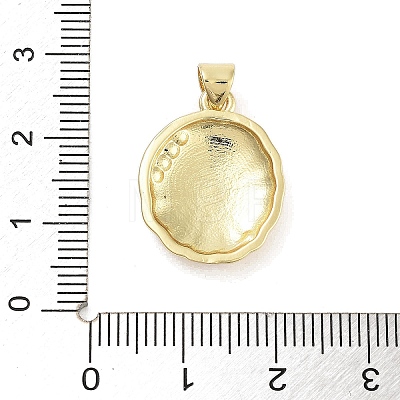 Rack Plating Brass Enamel Pendants KK-Z064-02G-01-1