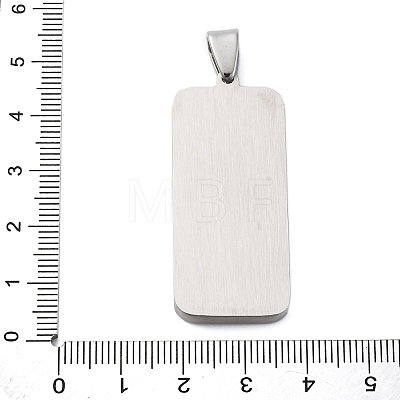 304 Stainless Steel Pendants STAS-U043-01GP-1