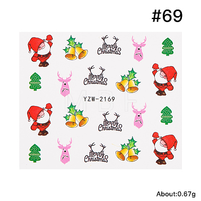 3D Christmas Nail Stickers MRMJ-Q058-2169-1