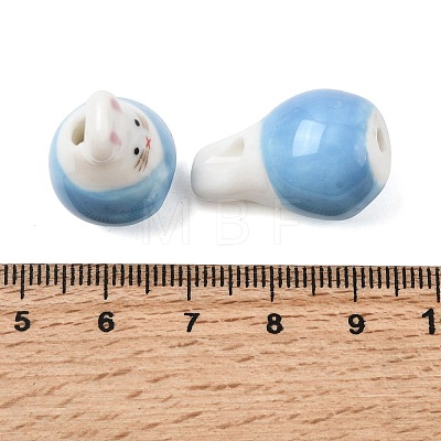Handmade Porcelain Beads PORC-G015-04E-1