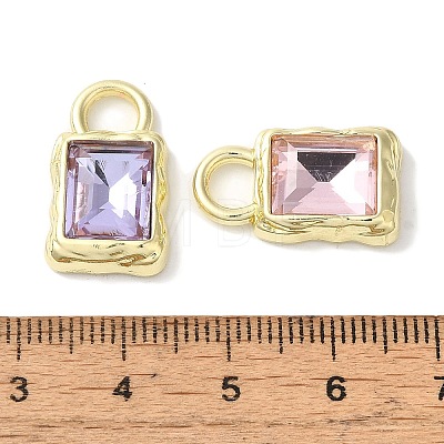 Lock Rack Plating Alloy Pendants FIND-I039-26G-1