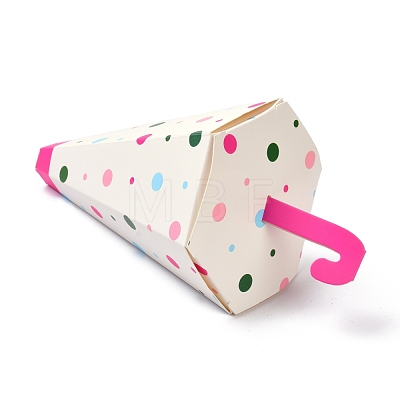 Umbrella Paper Pierced Candy Boxes CON-K011-01A-1