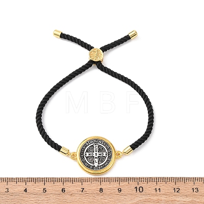 Alloy with Nylon Rope Slider Bracelets LS-BJEW-Z156-02G-02-1
