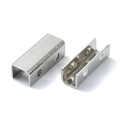 Rectangle 201 Stainless Steel Clasp STAS-C097-44A-P-1
