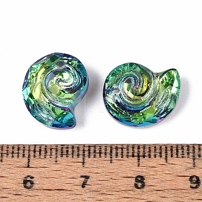 140Pcs Electroplate Glass Charms EGLA-T029-05D-1