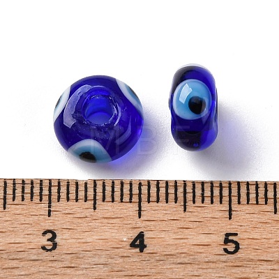 Handmade Evil Eye Lampwork Beads LAMP-F021-01-04-1