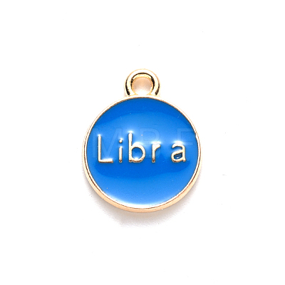 Alloy Enamel Pendants ENAM-S124-01B-02K-1