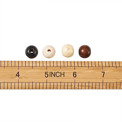 Craftdady Natural Wood Beads WOOD-CD0001-02-1