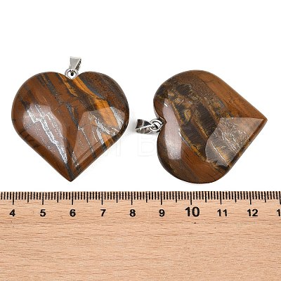 Natural Tiger Iron Pendants GG-K002-04H-1