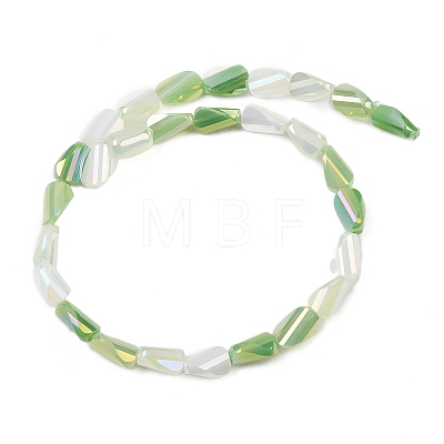 Electroplate Glass Beads Strands EGLA-P065-01A-06-1