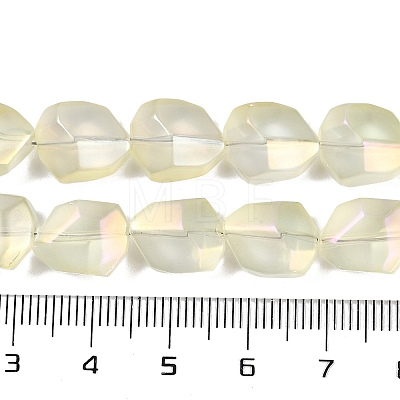 Electroplate Glass Beads Strands EGLA-C009-01A-FR01-1