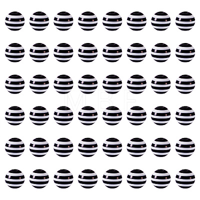 Striped Resin Beads RESI-TAG0001-01-1