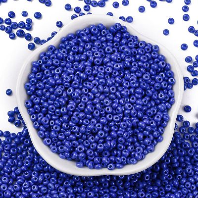 8/0 Baking Paint Glass Seed Beads SEED-M012-02A-54-1