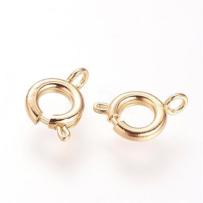 Brass Spring Ring Clasps KK-Q669-33G-1