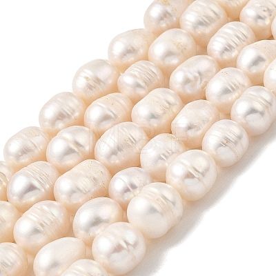 Natural Cultured Freshwater Pearl Beads Strands PEAR-I007-01E-01A-1