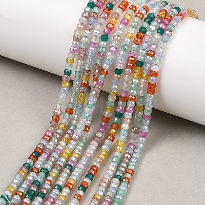 Cubic Zirconia Beads Strands ZIRC-P125-2x3mm-05-1