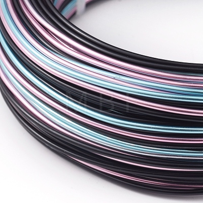 3 Segment Colors Round Aluminum Craft Wire AW-E002-1.5mm-A-14-1