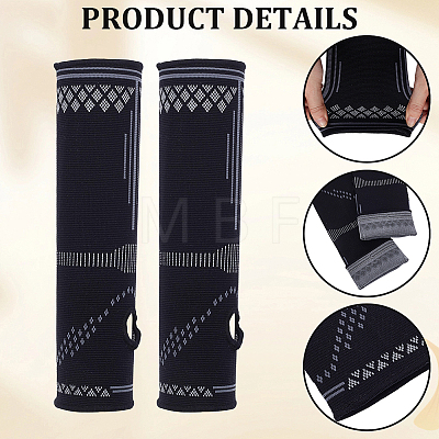 Acetate Fibre Volleyball Elbow Sleeves AJEW-CN0006-76-1