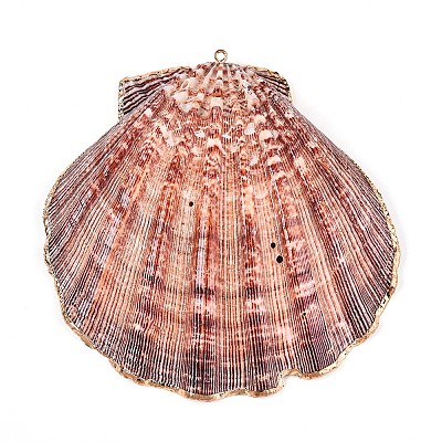 Electroplate Sea Shell Big Pendants SHEL-T012-47-1