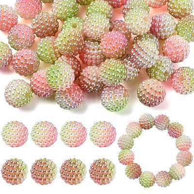 40Pcs Imitation Pearl Acrylic Beads OACR-FS0002-89A-06-1
