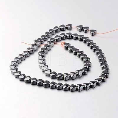 Non-magnetic Synthetic Hematite Bead Strands X-G-F300-22A-09-1