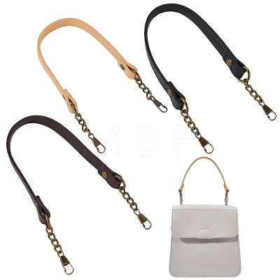 6 Pcs 3 Colors PU Leather Bag Handle FIND-SZ0001-16-1
