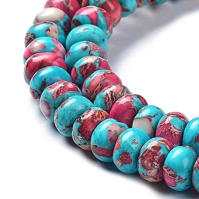 Synthetic Turquoise Beads Strands G-C034-02B-1