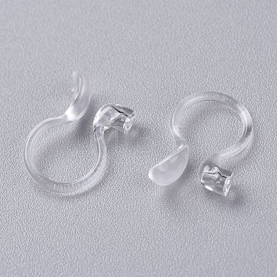 Plastic Clip-on Earring Converters Findings KY-K012-04-1