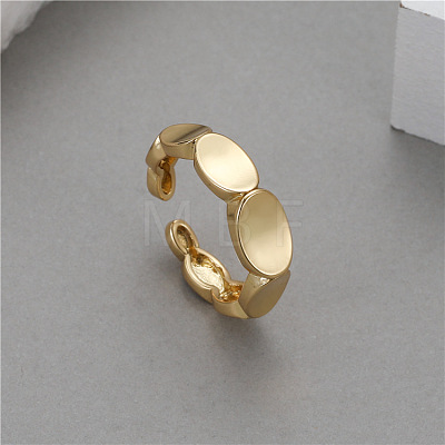 Brass Cuff Open Rings for Women WGEB30E-01-1