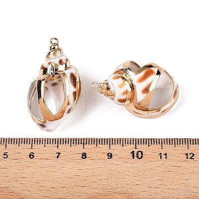 Natural Sea Shell Pendants SSHEL-N038-52-1