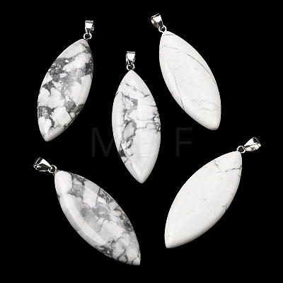 Natural Howlite Big Pendants G-F820-06Q-1