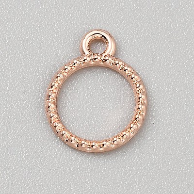 Alloy Open Back Bezel Pendants FIND-WH0152-473O-RG-1