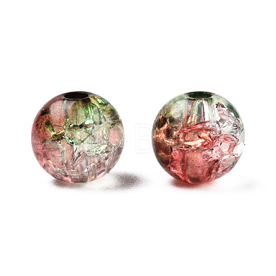 Transparent Crackle Acrylic Beads CACR-N002-13A-1