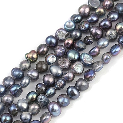 Natural Cultured Freshwater Pearl Beads Strands PEAR-P064-19D-05F-1