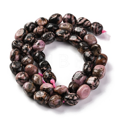 Natural Rhodonite Beads Strands G-G146-A07-01-1