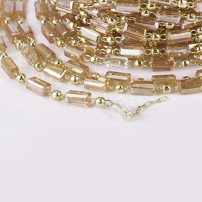 Handmade Glass Beaded Chains CHC-F008-B01-1