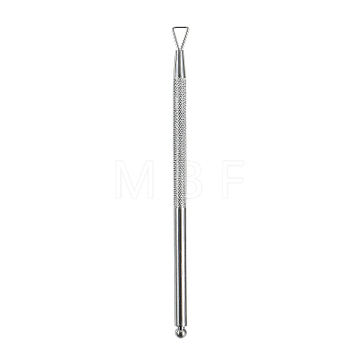 Double Head Stainless Steel Cuticle Pusher MRMJ-F001-45-1