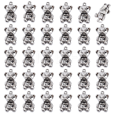 100Pcs Tibetan Style Alloy Pendants FIND-DC0008-42-1