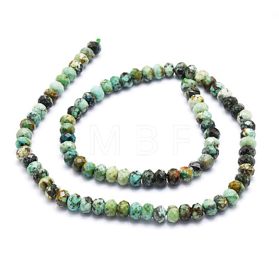 Natural African Turquoise(Jasper) Beads Strands G-E569-I23-1