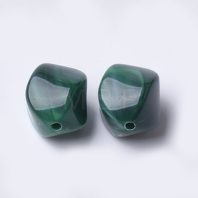 Acrylic Beads X-OACR-T007-08L-1