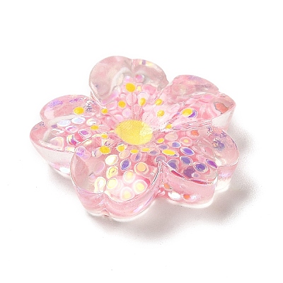 Transparent Resin Cabochons RESI-C034-02-1