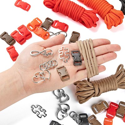 DIY Parachute Cord Rope Bracelets Making Kits DIY-LS0003-87-1