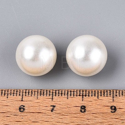 ABS Imitation Pearl Acrylic Beads OACR-S011-14mm-01-1