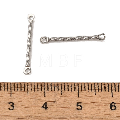 Non-Tarnish 304 Stainless Steel Connector Charms STAS-Q323-02B-P-1