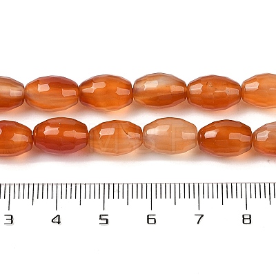 Natural Red Agate Beads Strands G-NH0030-01A-1