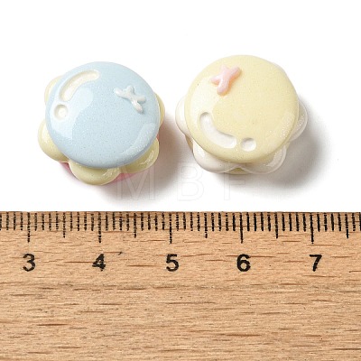 Opaque Resin Imitation Food Decoden Cabochons RESI-H165-01-1