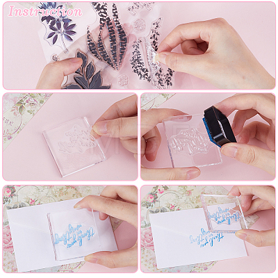 Clear Silicone Stamps DIY-WH0504-64A-1