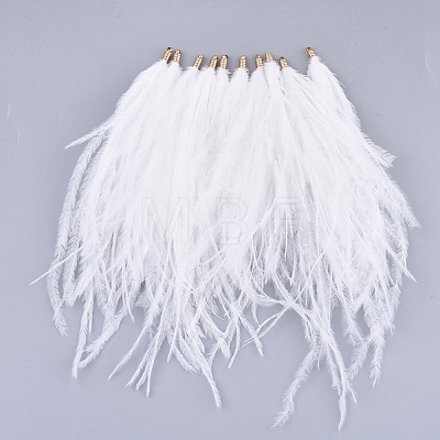 Ostrich Feather Tassel Big Pendant Decorations X-FIND-S302-08A-1