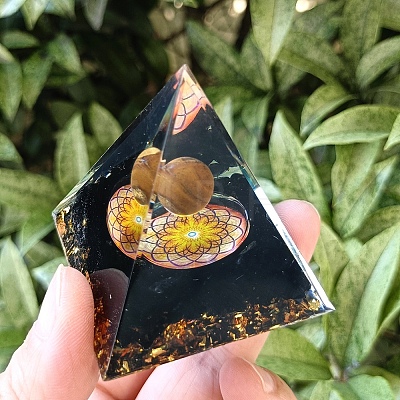 Orgonite Pyramid Resin Energy Generators PW-WG93778-01-1